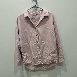 Favorite Daughter Blush Pink Button-Up Shirt